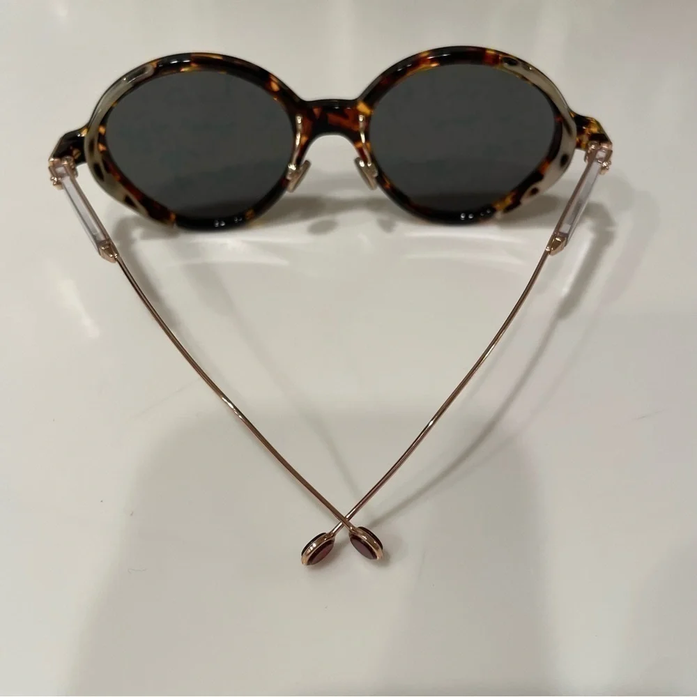 Christian Dior Umbrage Havana Brown Gold Sunglasses